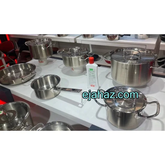 سرویس قابلمه استیل فیسلر 6 پارچه اصل آلمان