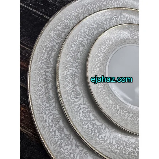 سرویس چینی لورین 18 نفره طرح دلژین