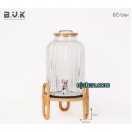 کلمن شیشه ای بی وی کی کاریزما شفاف