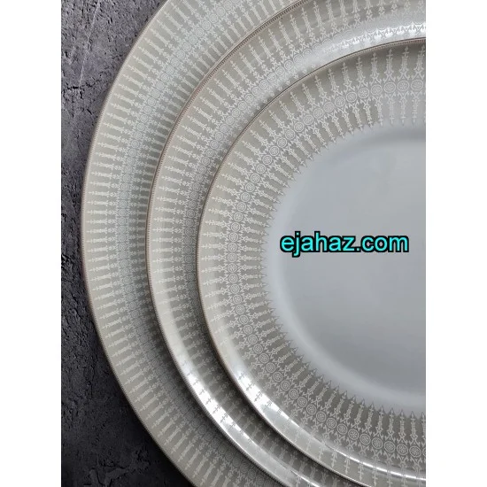 سرویس چینی لورین 18 نفره طرح الیور لوستر