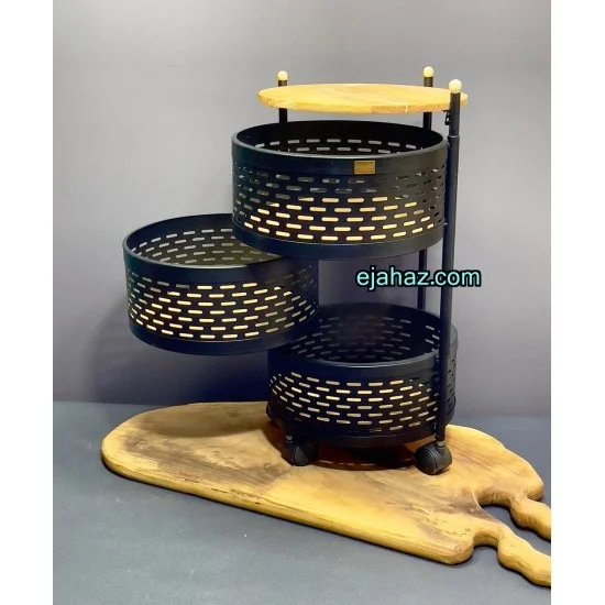 سبد سیب زمینی پیاز سه طبقه طرح بین کات