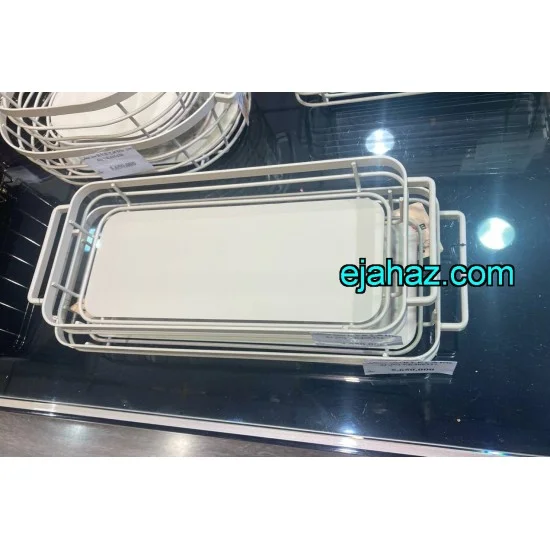 دیس فلزی بی وی کی کرم طرح 1 عددی آریس سایز L