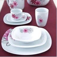 سرویس چینی زرین ویولا 6 نفره 27 پارچه کواترو درجه 1