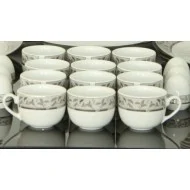 سرویس چای خوری چینی زرین طرح سیلور سان 12 پارچه درجه یک