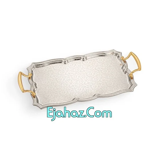 سینی استیل پذیرایی دو سایز وارداتی لومیز