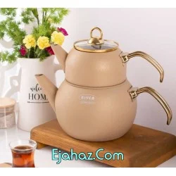 کتری قوری گرانیتی ریور 2.8 لیتر دسته دار نسکافه ای