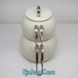 کتری قوری کرکماز چوملک گرانیتی سفید اصل ترکیه