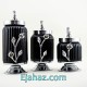 ست کندی سه سایز شیاردار مشکی سیلور ست کندی سه سایز شیاردار مشکی سیلور