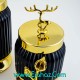 ست کندی سه سایز شیاردار مشکی طلایی ست کندی سه سایز شیاردار مشکی طلایی