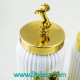 ست کندی سه سایز شیاردار سفید طلایی ست کندی سه سایز شیاردار سفید طلایی