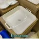 تابه سرامیکی سفید دسته دار بن سای