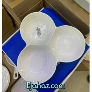 اردو سرامیکی سفید سه خانه بن سای
