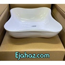 کاسه سرامیکی سفید موج بن سای