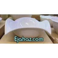 کاسه سرامیکی سفید باس بن سای