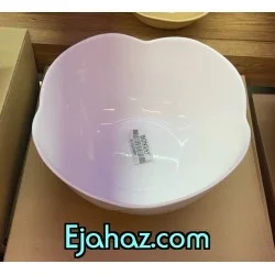 کاسه سرامیکی سفید لبه دار بن سای