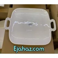 تابه سرامیکی سفید مربع بزرگ بن سای
