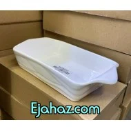 تابه سرامیکی سفید طرح موج بن سای