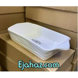تابه سرامیکی سفید طرح موج بن سای