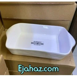 تابه سرامیکی سفید طرح موج بن سای
