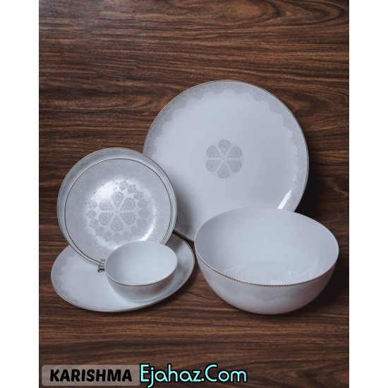 سرویس گلدن اپال گرد کاریشما 26 پارچه سرویس گلدن اپال گرد کاریشما 26 پارچه