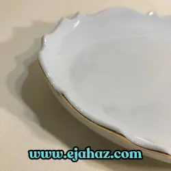 دیس گرد موج کوچک چینی لمون