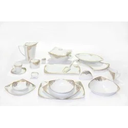 سرویس چینی پردیس 12 نفره کاشان پاریس طرح آوا