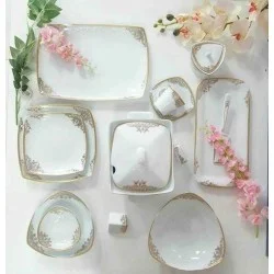 سرویس چینی پردیس 12 نفره کاشان پاریس طرح آوا