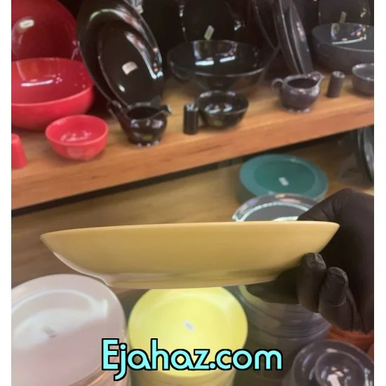 بشقاب خورشت خوری استون ور زرد بن سای 6 عددی
