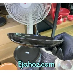 بشقاب خورشت خوری استون ور مشکی براق بن سای 6 عددی