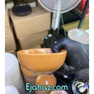 پیاله استون ور قهوه ای مات بن سای 6 عددی