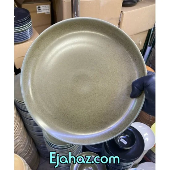 بشقاب پلوخوری استون ور زیتونی گرانیتی بن سای 6 عددی