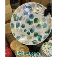 بشقاب پلوخوری استون ور برگ سبز بن سای 6 عددی