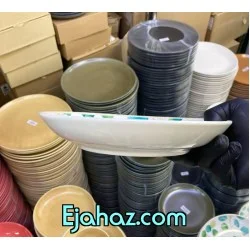 بشقاب خورشت خوری استون ور برگ سبز بن سای 6 عددی
