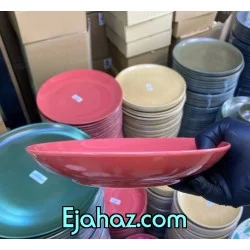 بشقاب خورشت خوری استون ور قرمز بن سای 6 عددی
