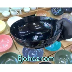 کاسه سالاد استون ور بزرگ مشکی براق بن سای 1 عددی