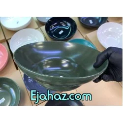 کاسه سالاد سزار استون ور بزرگ یشمی گرانیتی بن سای 1 عددی