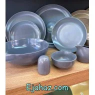سرویس استون 30 پارچه بن سای طوسی مات