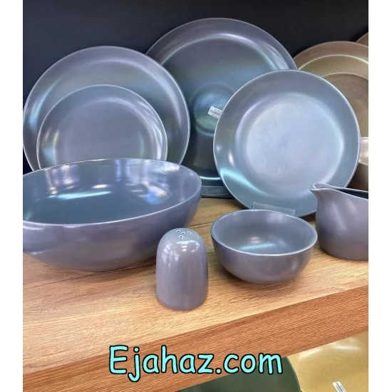 سرویس استون 30 پارچه بن سای طوسی مات