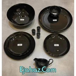 سرویس استون 30 پارچه بن سای مشکی براق
