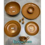 سرویس استون 30 پارچه بن سای قهوه ای