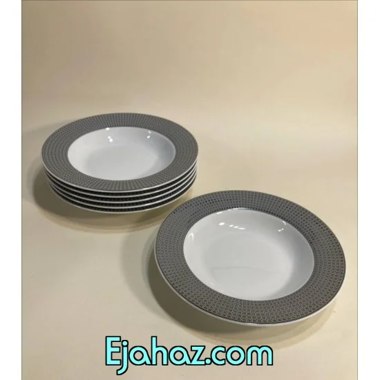 بشقاب خورشت چینی زرین طرح سورن درجه عالی