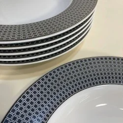 بشقاب خورشت چینی زرین طرح سورن درجه عالی