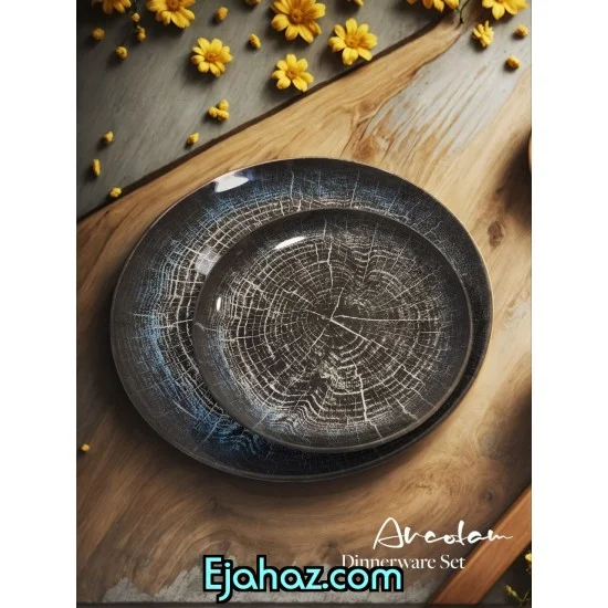 آرکوفام رایکا مشکی شیشه ای 25 پارچه