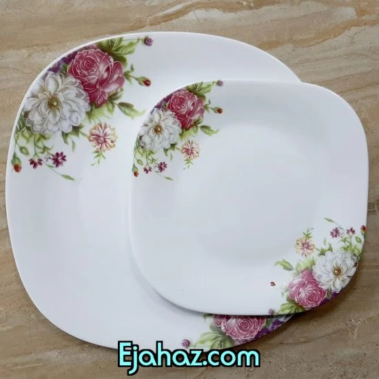 سرویس آرکوپال مقصود 26 پارچه مربع ساناز صورتی سرویس آرکوپال مقصود 26 پارچه مربع ساناز صورتی