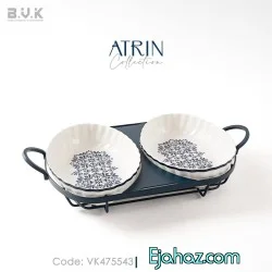 تابه بیضی دوقلو چینی بی وی کی آترین