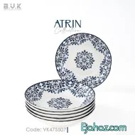 بشقاب خورشت خوری چینی بی وی کی آترین 6 عددی