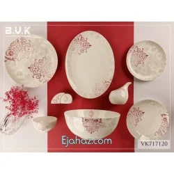 سرویس 29 پارچه 6 نفره بن چاینا بی وی کی مدل 717120 بی وی کی ( BVK ) 