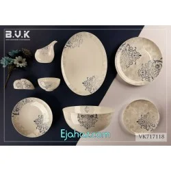 سرویس 29 پارچه 6 نفره بن چاینا بی وی کی مدل 717118 بی وی کی ( BVK ) 