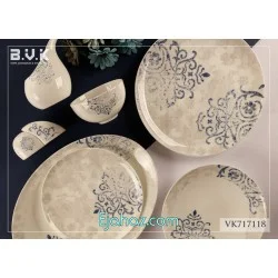 سرویس 29 پارچه 6 نفره بن چاینا بی وی کی مدل 717118 بی وی کی ( BVK ) 