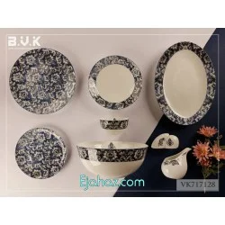 سرویس 29 پارچه 6 نفره بن چاینا بی وی کی مدل 717128 بی وی کی ( BVK ) 